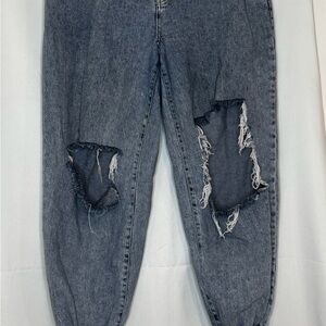 Boohoo Blue Denim Jeans